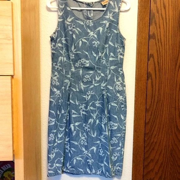 Studio Ease Dresses & Skirts - Vintage Denim floralDress